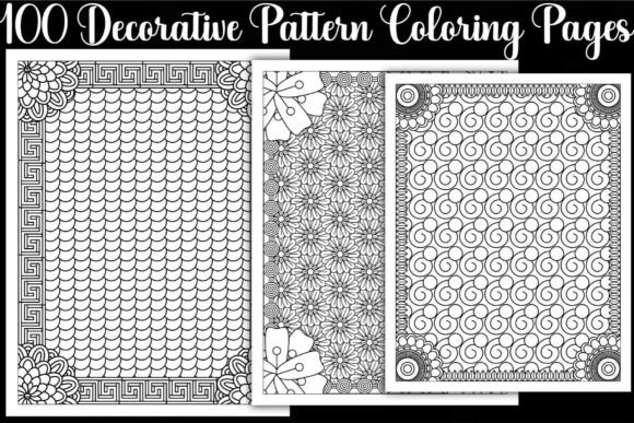 Decorative Pattern Coloring Pages Graphics