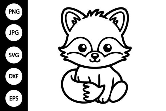 Fox Outline SVG: Graphics for Crafts & Creative Projects