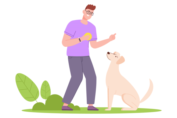 Outdoor Pet Activity Graphics: Illustrations for Local Branding