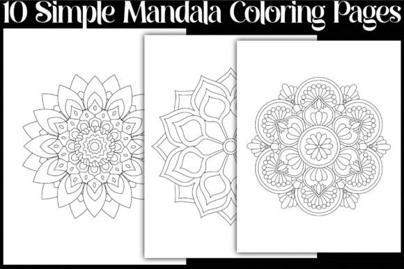 Simple Mandala Coloring Pages: Graphics for Coloring Pages Amp